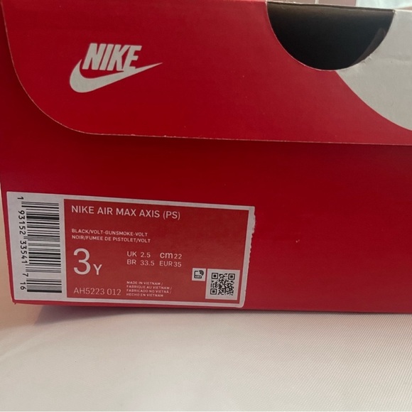 Nike Air Max Axis GS Running Trainers AH5222 Sneakers Shoes - Picture 3 of 10